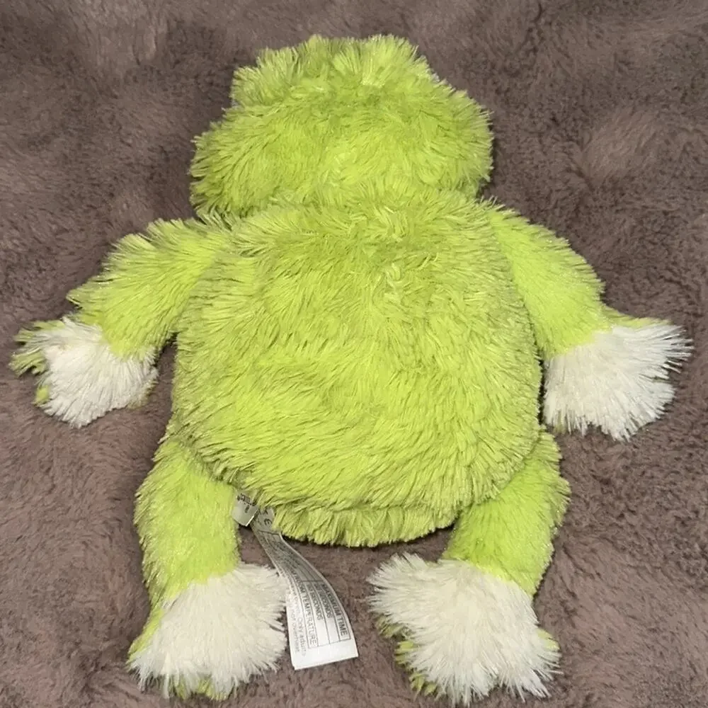 Warmies Green Frog Plush 9” Weighted Comfort Lavender Scent Fluffy Soft